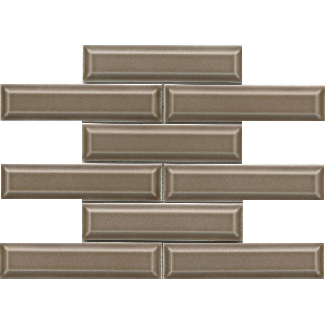 Emser Kinetic 11" x 12" Beveled Glossy Ceramic Mosaic