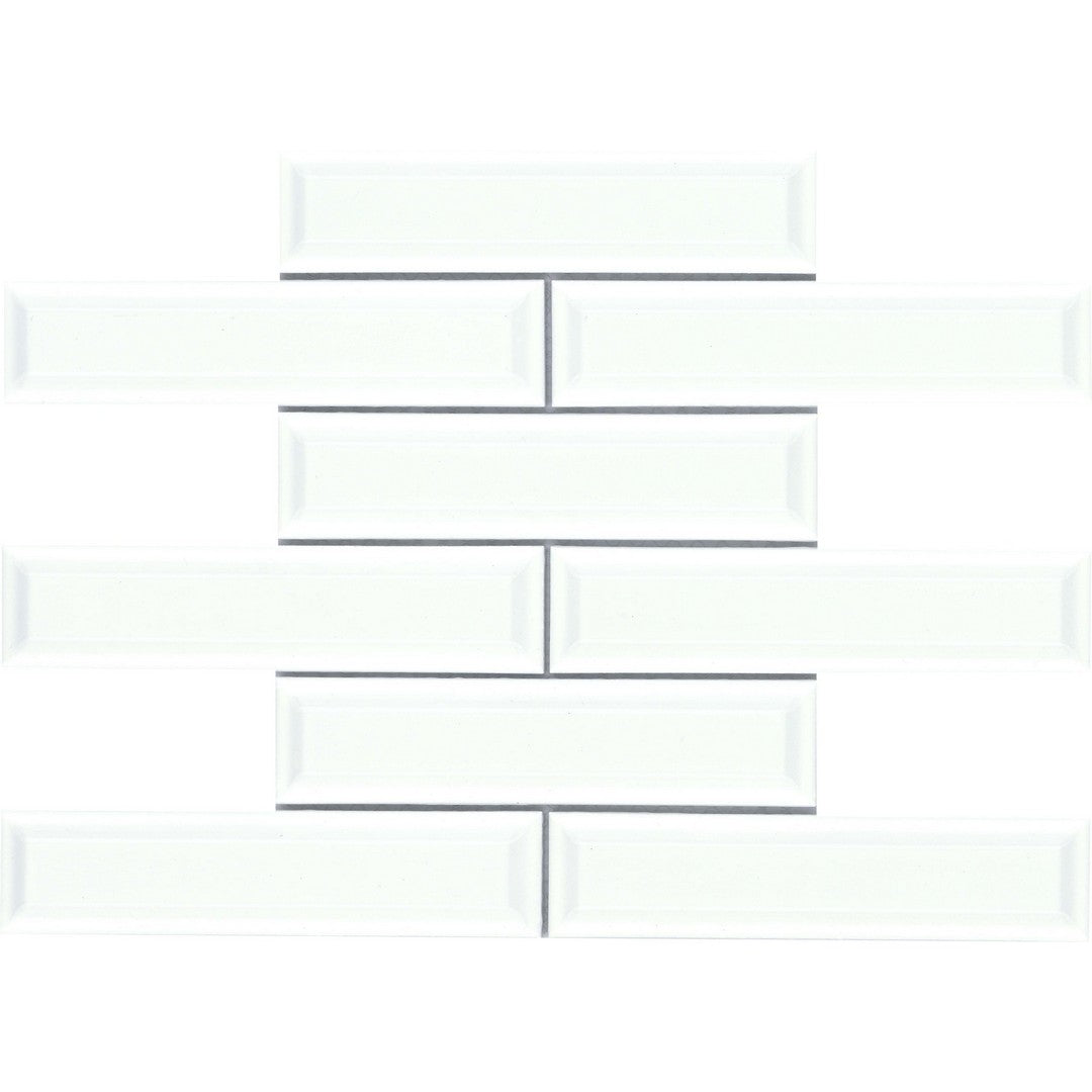 Emser Kinetic 11" x 12" Beveled Glossy Ceramic Mosaic