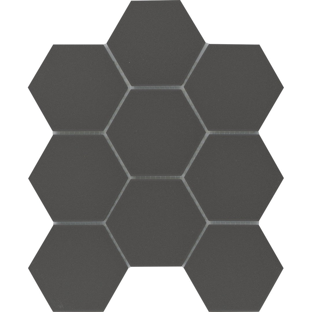 Emser Source 9" x 10" Matte 3" Hexagon Porcelain Mosaic