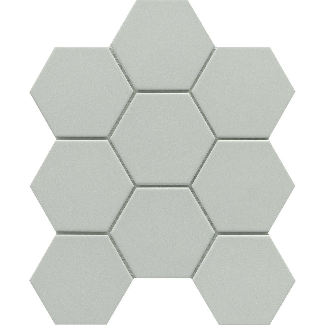Emser Source 9" x 10" Matte 3" Hexagon Porcelain Mosaic