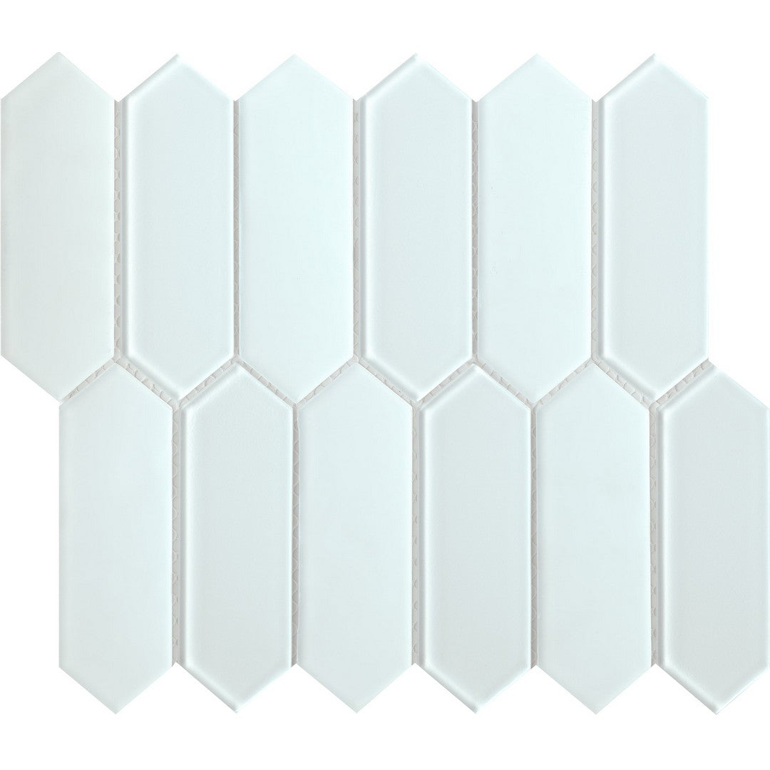 Emser Charisma 10" x 12" Gloss & Frosted Picket Glass Mosaic