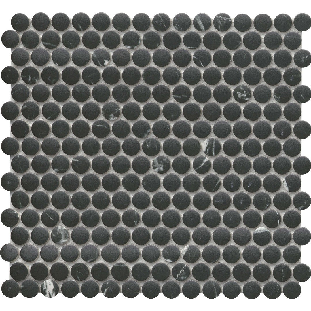 Emser Elegan 11" x 12" Pressed Matte Penny Porcelain Mosaic
