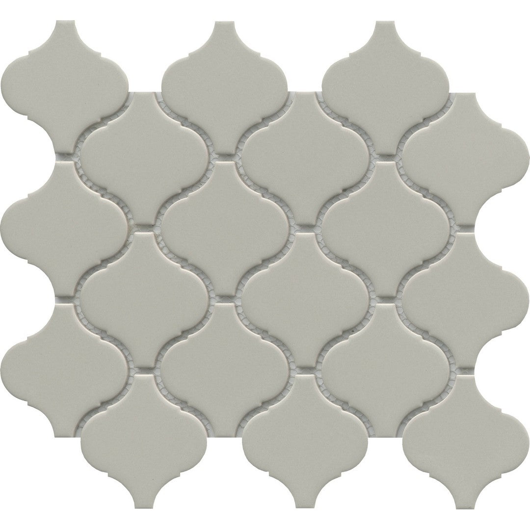 Emser Influence 10" x 11" Glossy Arabesque Porcelain Mosaic