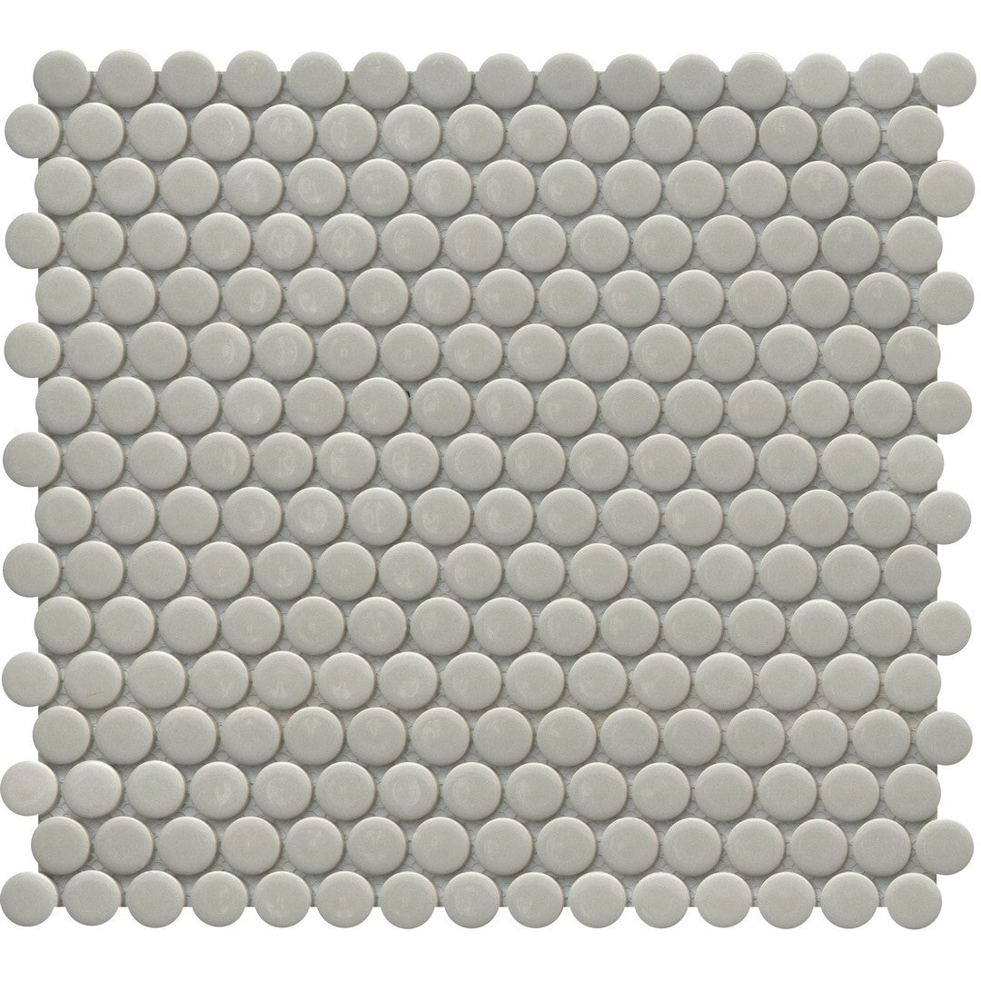 Emser Influence 11" x 12" Glossy Penny Porcelain Mosaic