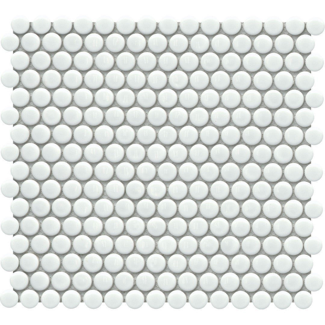 Emser Influence 11" x 12" Glossy Penny Porcelain Mosaic