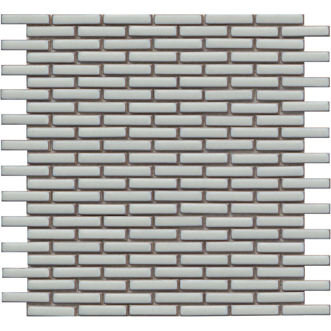 Emser Regala 12" x 12" Glossy Mini Offset Porcelain Mosaic