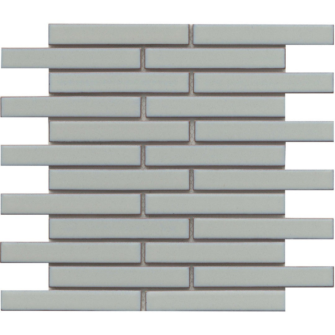 Emser Regala 12" x 12" Glossy Offset Porcelain Mosaic