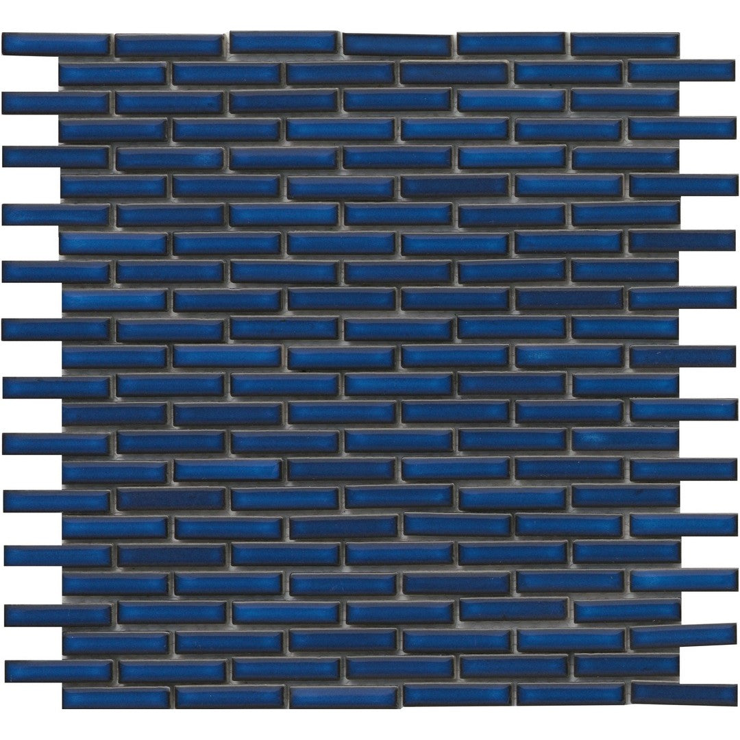 Emser Regala 12" x 12" Glossy Mini Offset Porcelain Mosaic