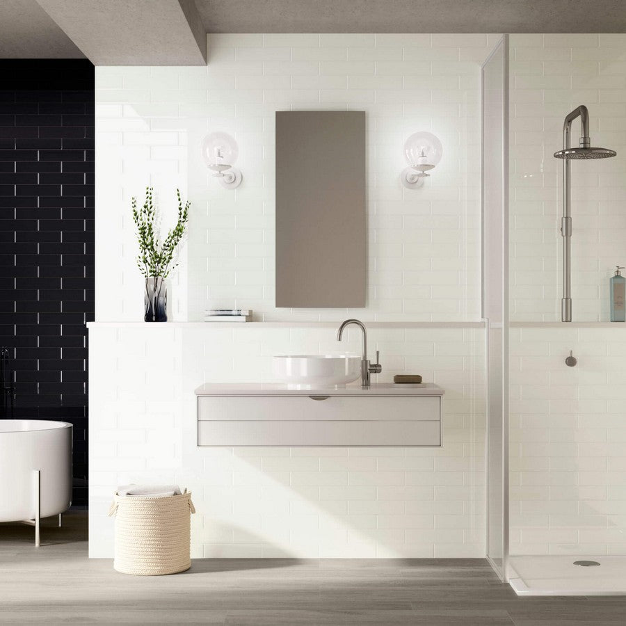 Happy-Floors-Esenzia-3-x-12-Pressed-Glossy-Ceramic-Pillow-Wall-Tile-Sale-Black