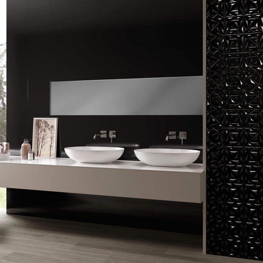 Happy-Floors-Esenzia-6-x-6-Deco-Tile-Ceramic-Black-Deco