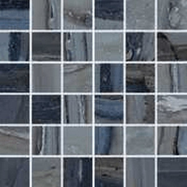 Happy Floors Exotic Stone 12" x 12" Rectified Natural Porcelain 2" Mosaic