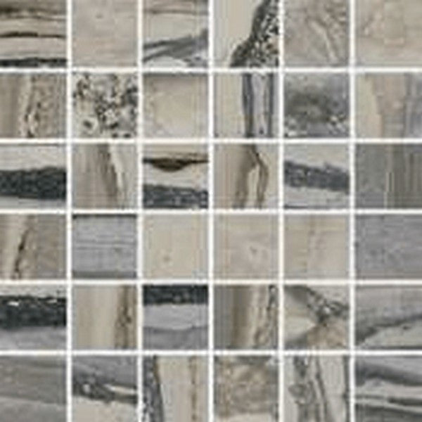 Happy Floors Exotic Stone 12" x 12" Rectified Polished Porcelain 2" Mosaic