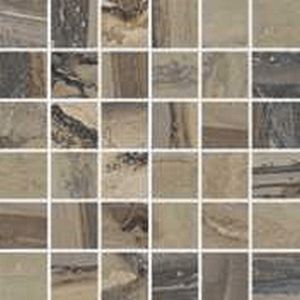 Happy Floors Exotic Stone 12" x 12" Rectified Polished Porcelain 2" Mosaic