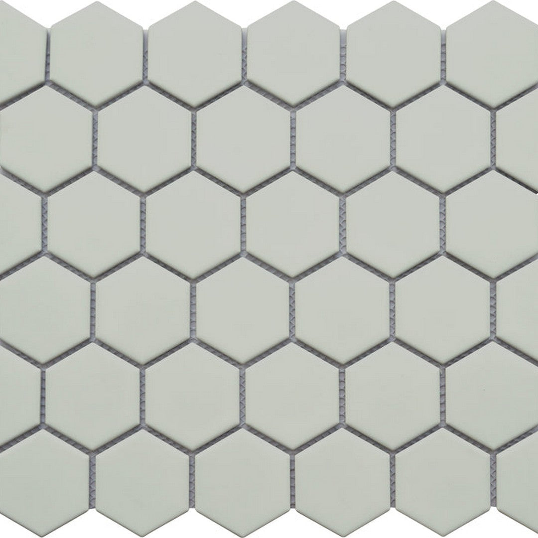 Emser Impact 11" x 13" Matte 2" Hexagon Porcelain Mosaic