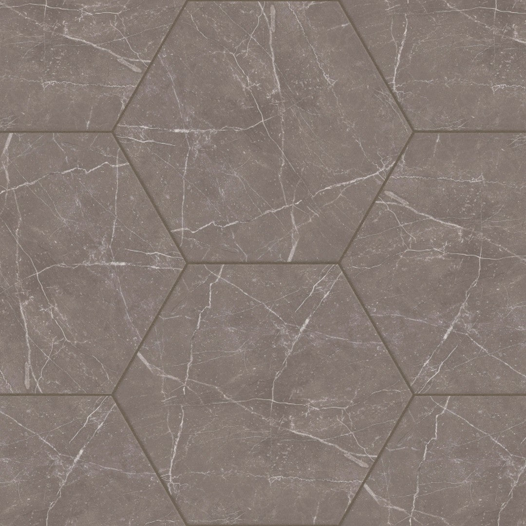 Emser Sterlina 8" x 10" Pressed Matte Hexagon Porcelain Tile