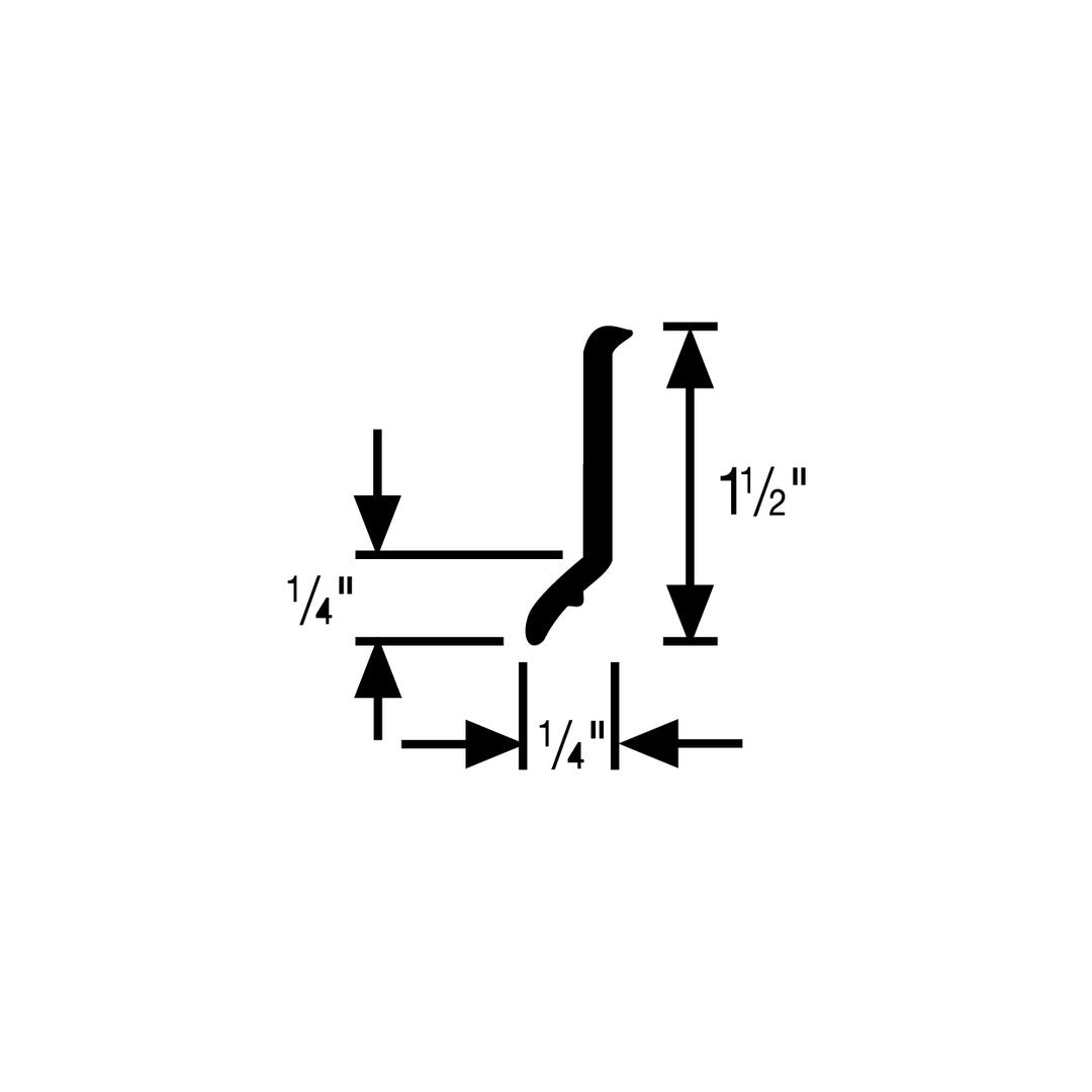 Flexco-141-Tub-Molding-5-Vinyl-Trim-White