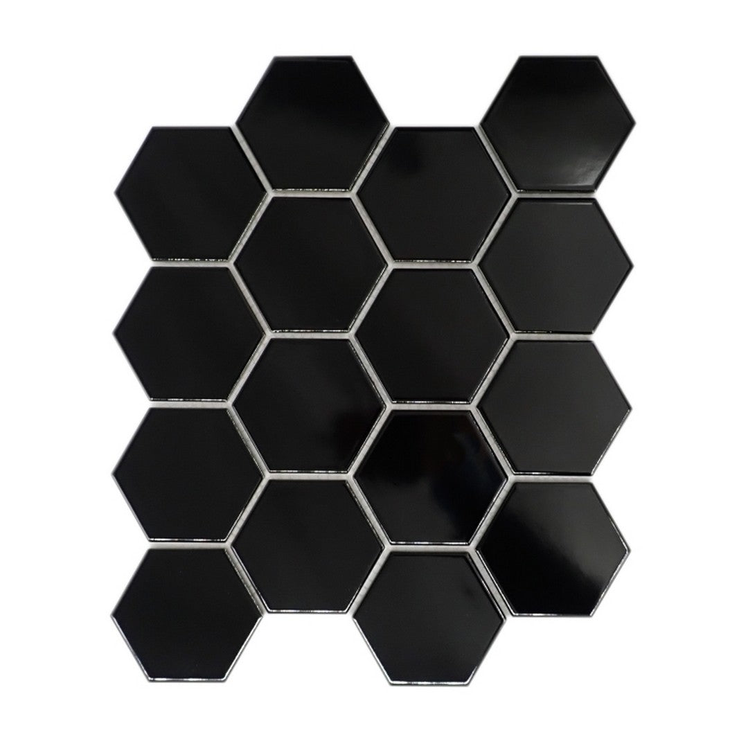 Emser-Catch-10-x-12-Pressed-Glossy-3-Hexagon-Porcelain-Mosaic-Black