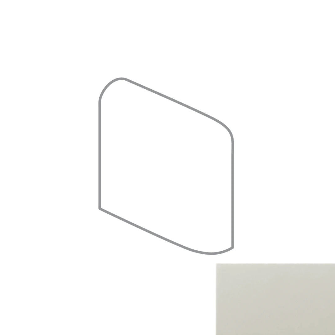 Emser Catch 3" x 3" Glossy Ceramic Bullnose Corner