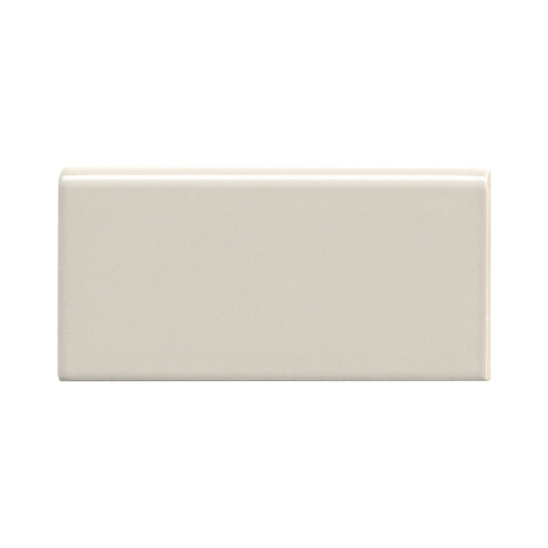 Emser Catch 3" x 6" Pressed Glossy Ceramic Wall Bullnose