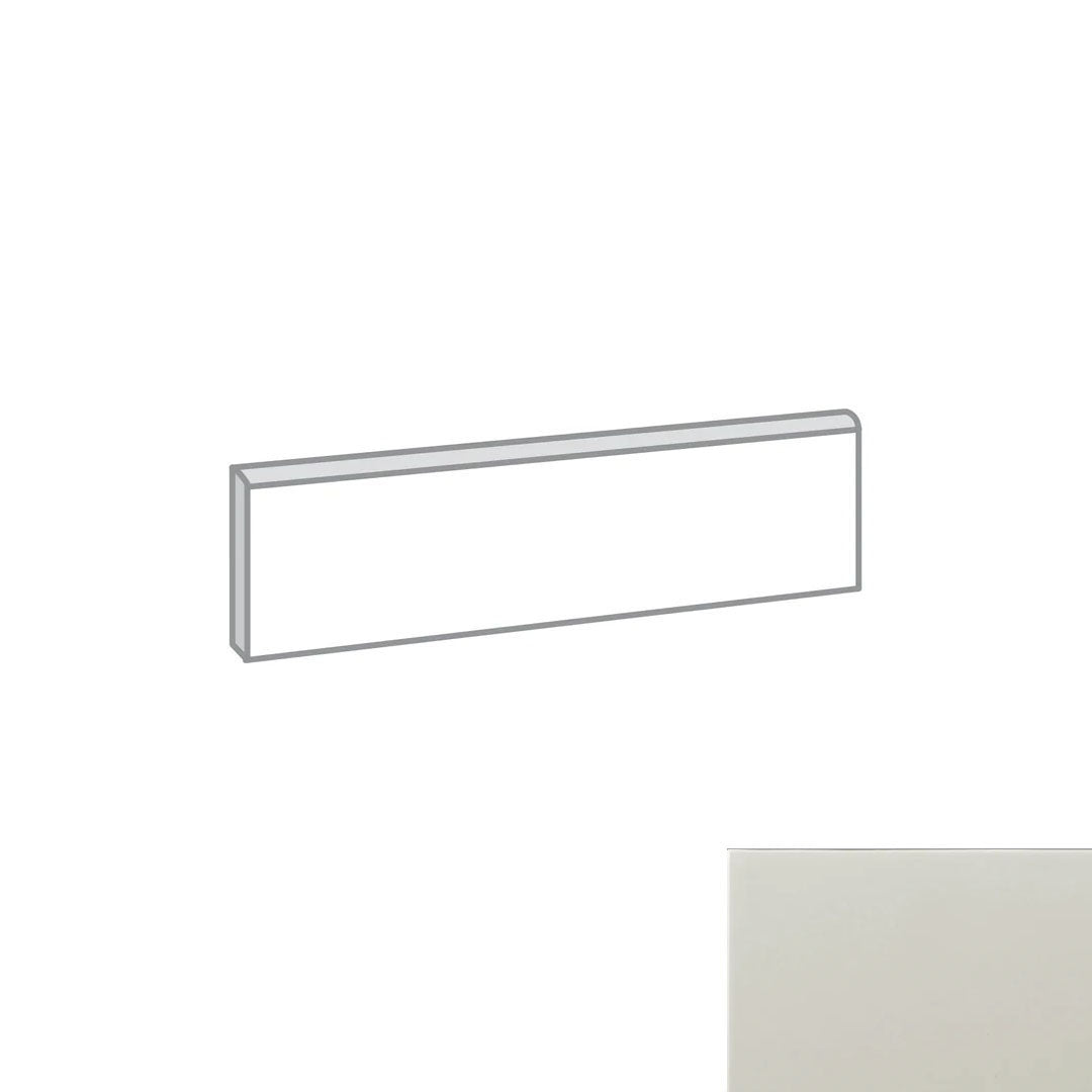 Emser Catch 4" x 10" Pressed Glossy Ceramic Bullnose