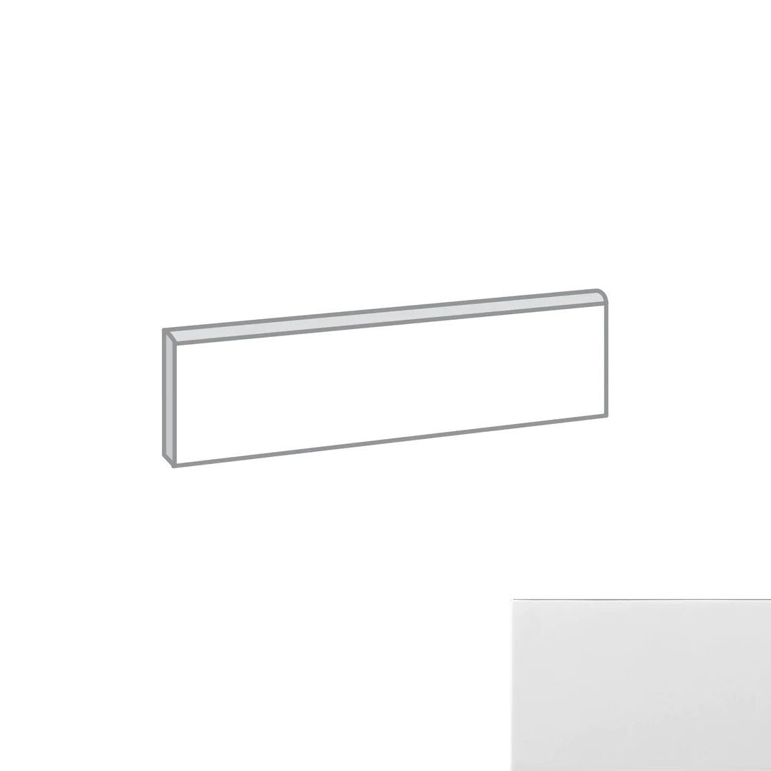 Emser Catch 4" x 10" Pressed Glossy Ceramic Bullnose