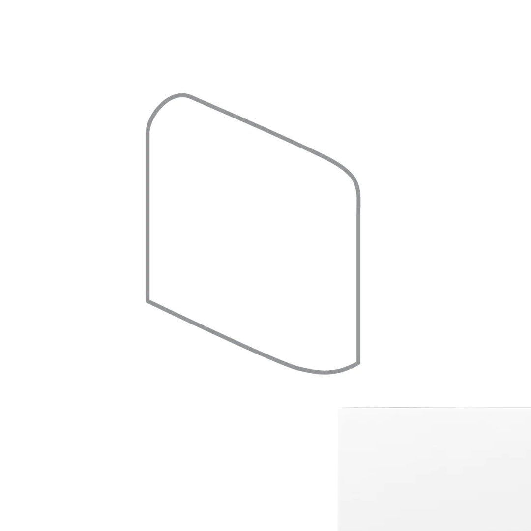 Emser Catch 3" x 3" Matte Ceramic Bullnose Corner