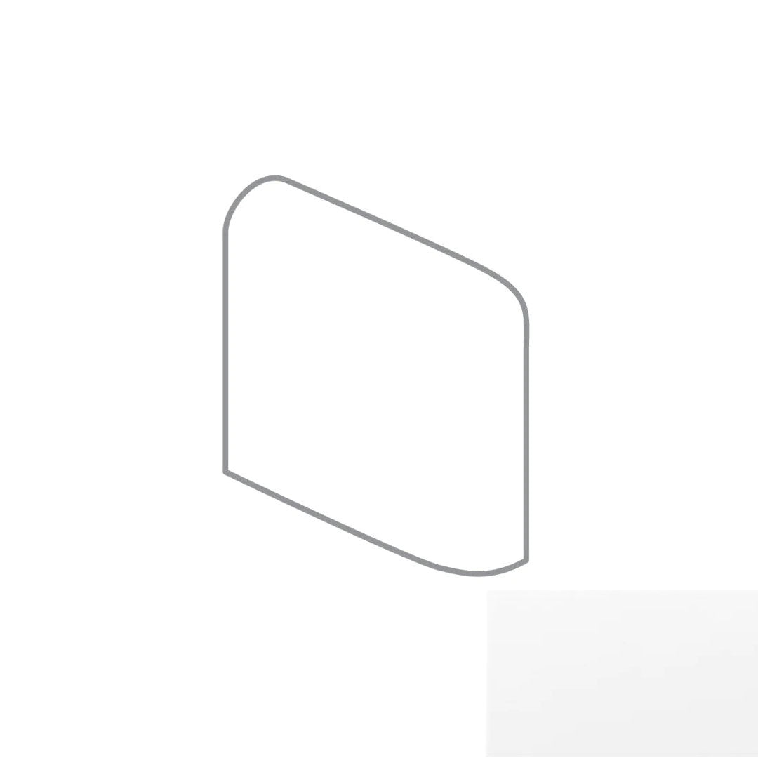 Emser Catch 3" x 3" Glossy Ceramic Bullnose Corner