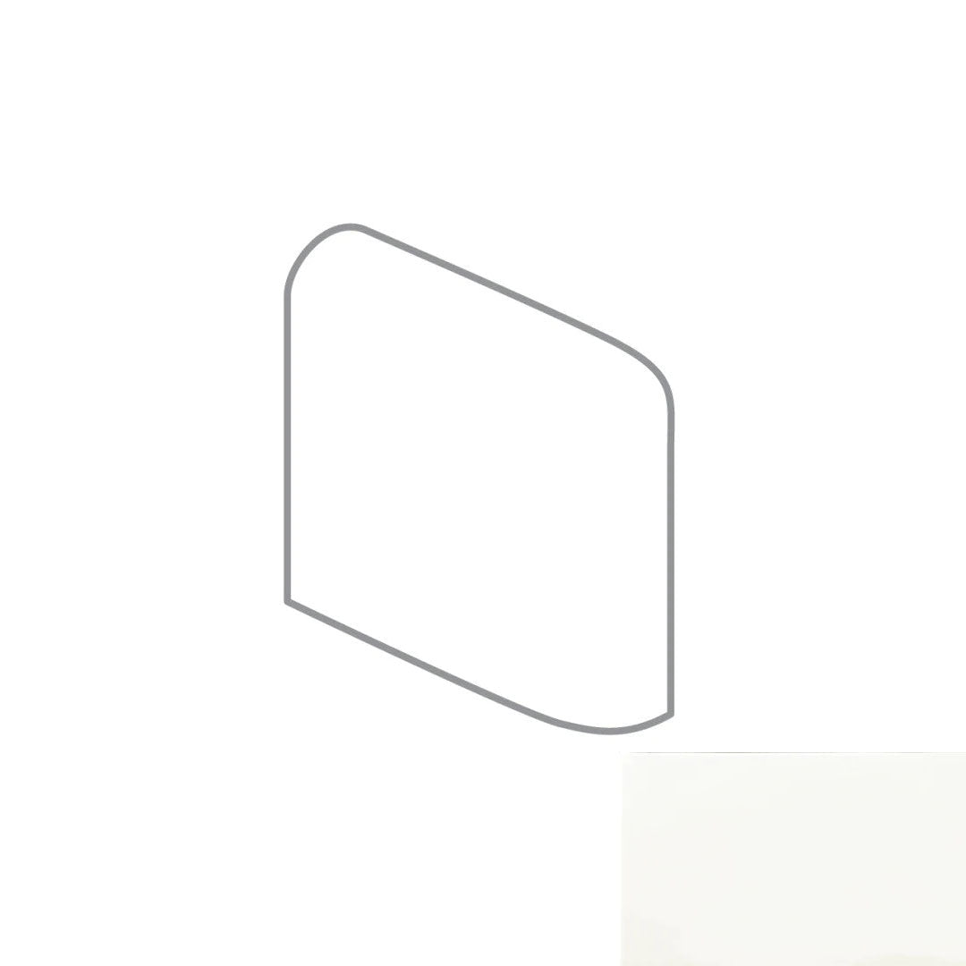 Emser Catch 3" x 3" Glossy Ceramic Bullnose Corner