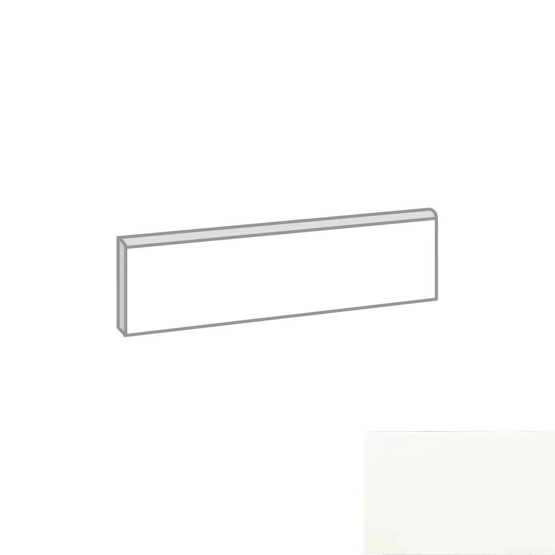 Emser Catch 4" x 16" Pressed Glossy Ceramic Wall Bullnose