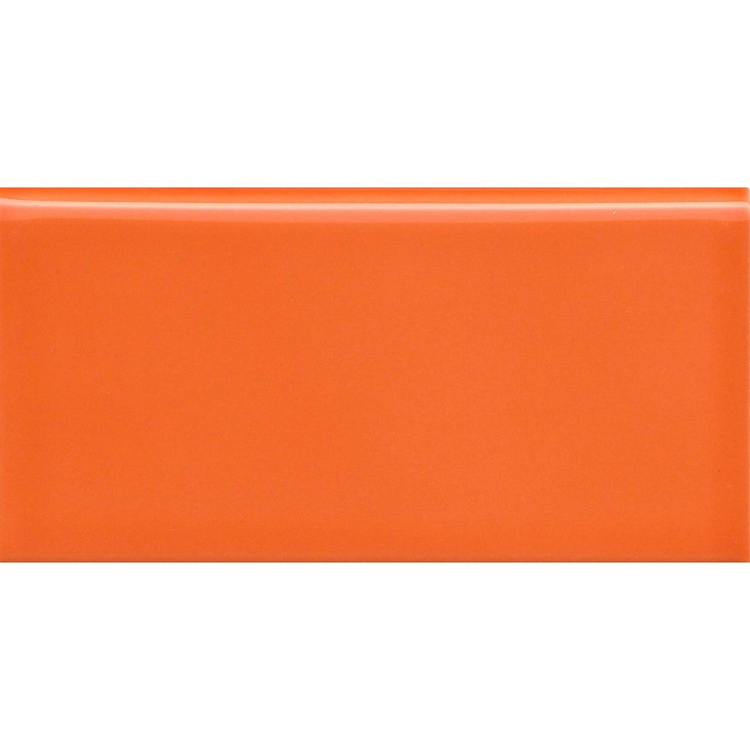Emser Catch 3" x 6" Pressed Glossy Ceramic Wall Bullnose
