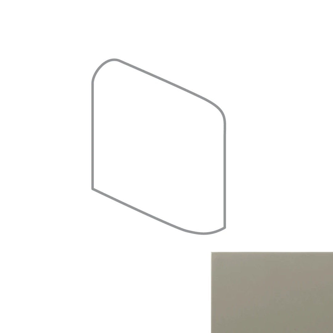 Emser Catch 3" x 3" Matte Ceramic Bullnose Corner