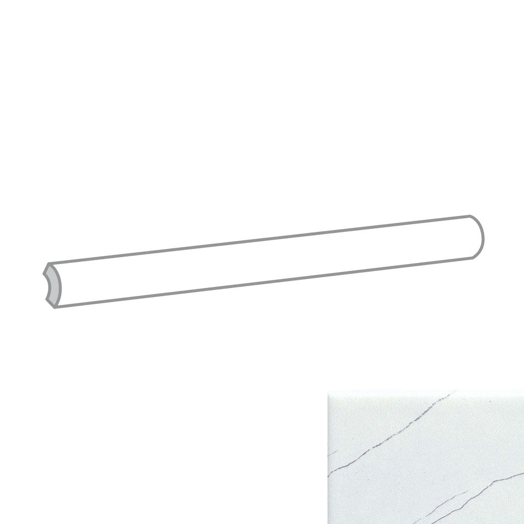 Emser Emora 0.5" x 8" Matte Ceramic Jolly Trim