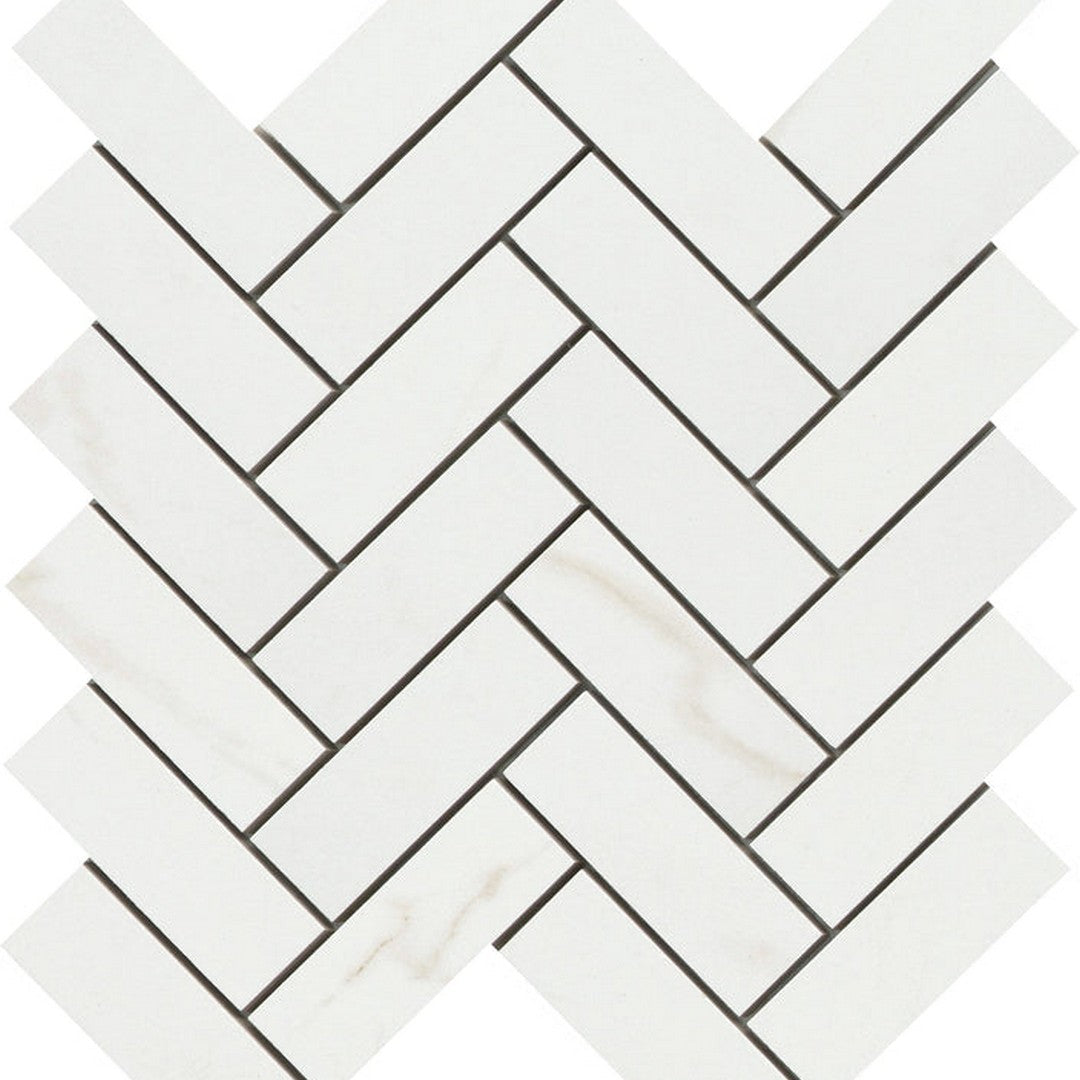 Emser Contessa 9" x 11" Matte Herringbone Porcelain Mosaic