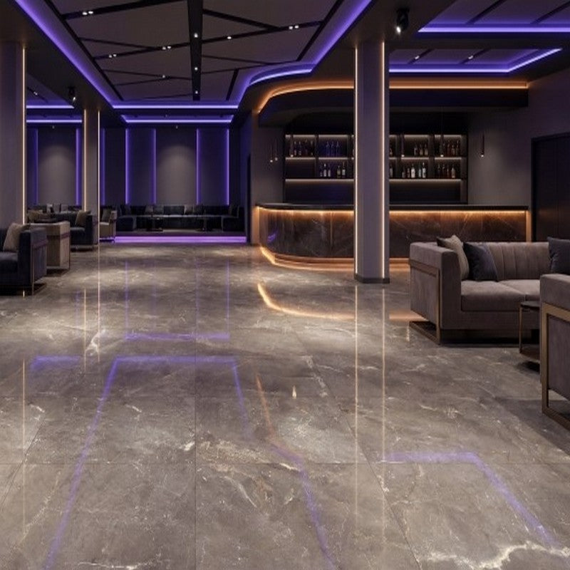 Emser-Savino-32-x-32-Rectified-Polished-Porcelain-Tile-Ecru