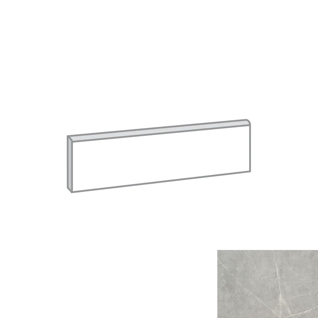 Emser-Sterlina-II-3-x-12-Polished-Porcelain-Bullnose-Gray