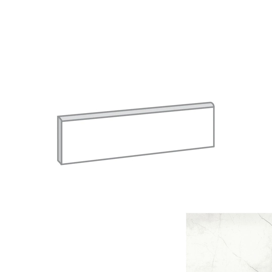Emser-Sterlina-II-3-x-12-Polished-Porcelain-Bullnose-White