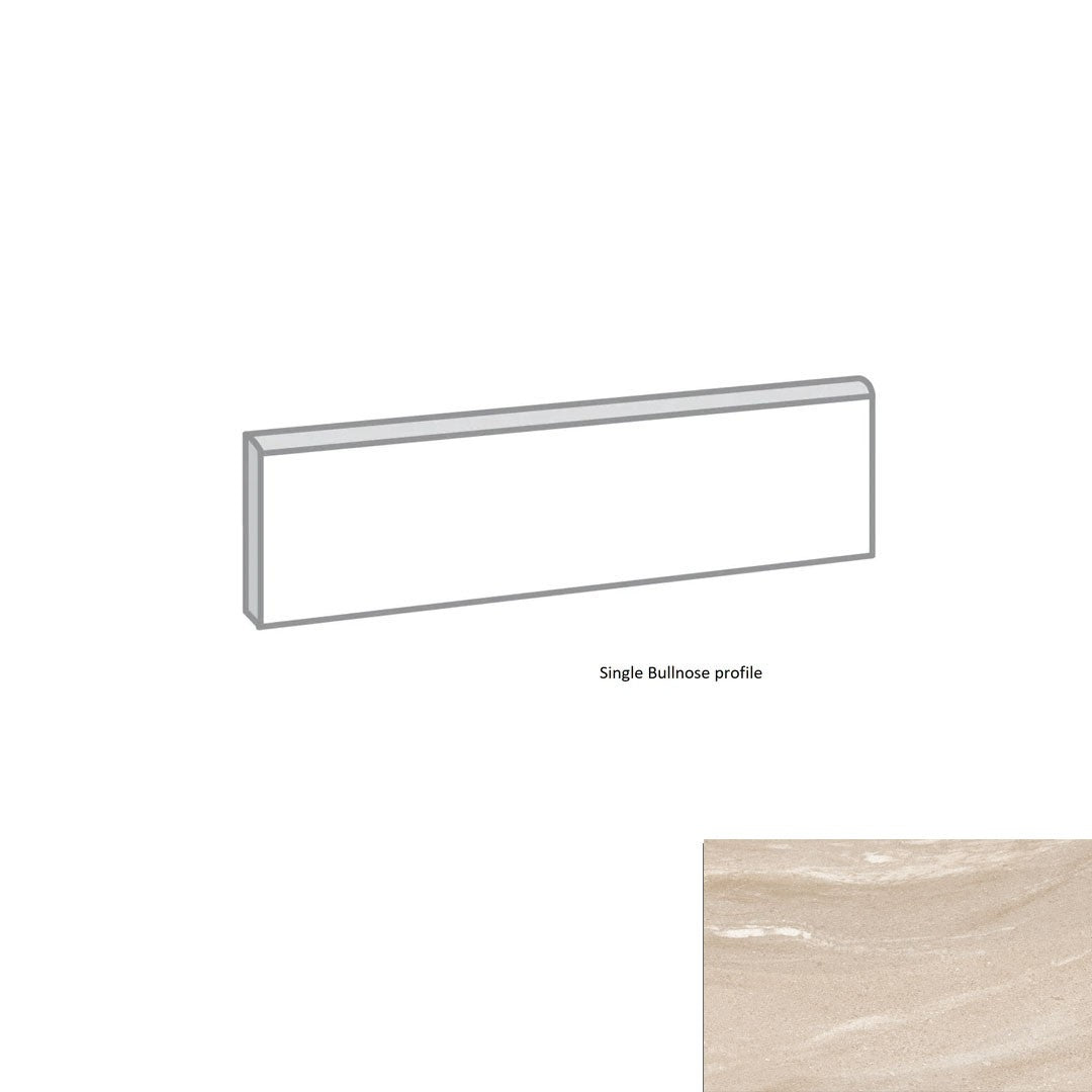 Emser Belstar 3" x 12" Matte Ceramic Bullnose