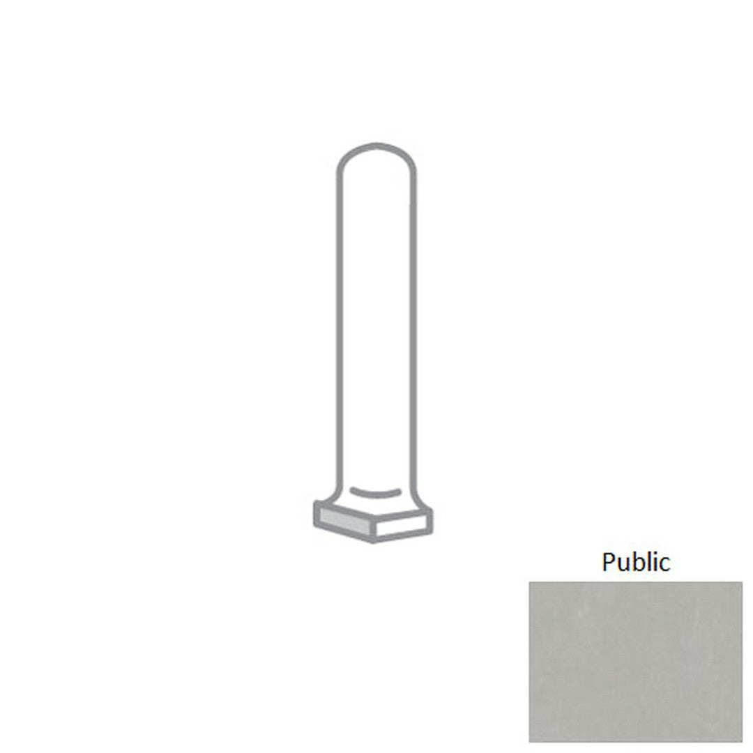 Emser Citizen 1" x 6" Rectified Matte Porcelain Cove Base Corner Out