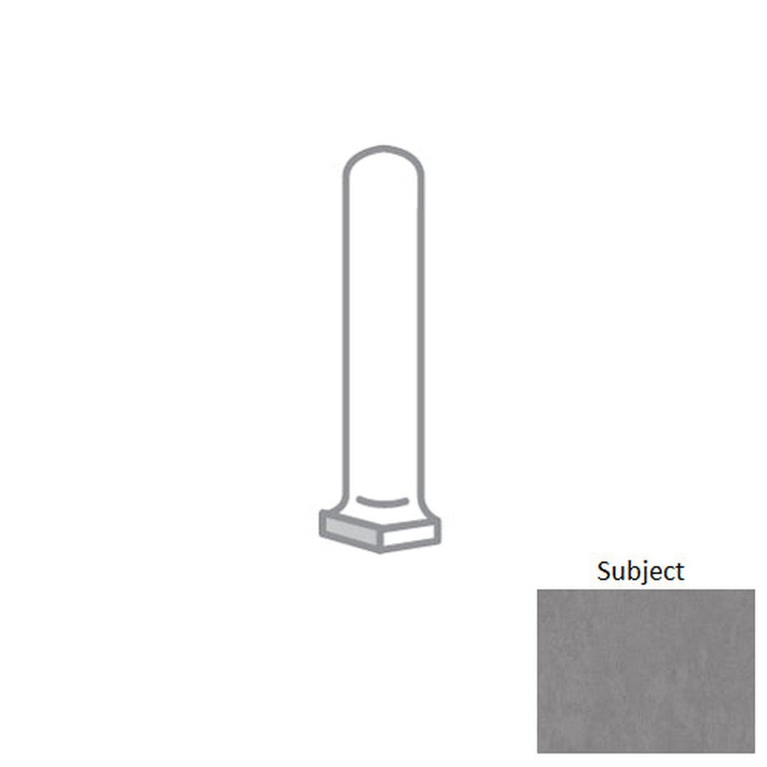 Emser Citizen 1" x 6" Rectified Matte Porcelain Cove Base Corner Out
