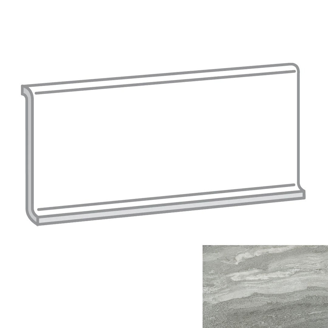 Emser Mood 6" x 12" Matte Porcelain Cove Base