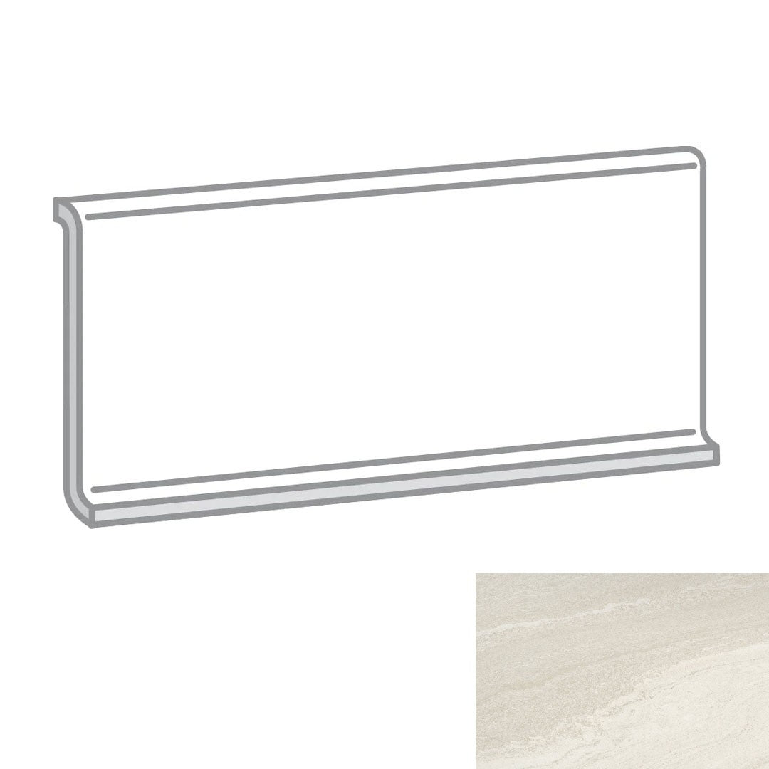 Emser Mood 6" x 12" Matte Porcelain Cove Base