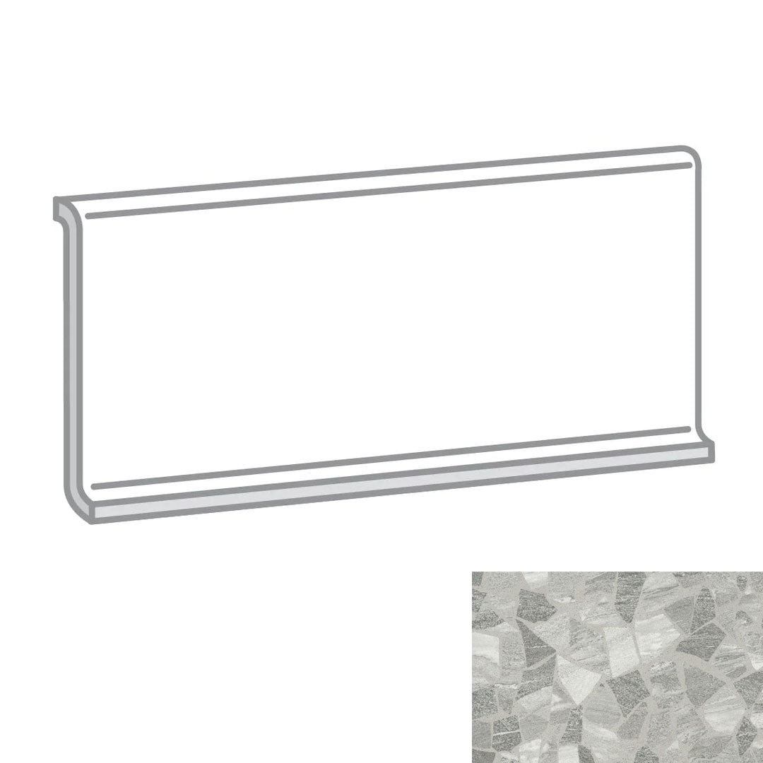 Emser Mood 6" x 12" Matte Porcelain Cove Base