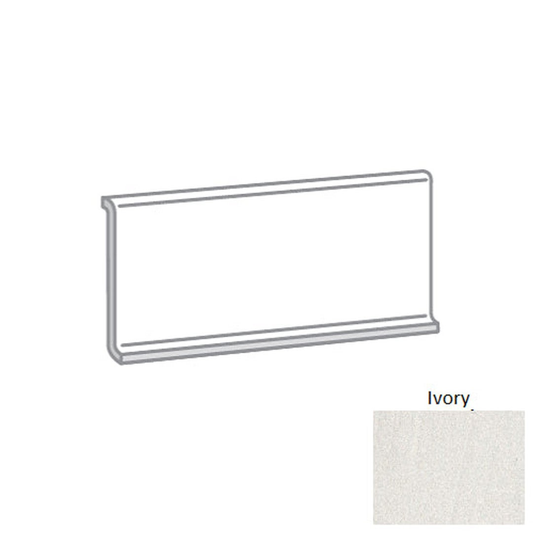 Emser Council 6" x 12" Pressed Matte Porcelain Cove Base