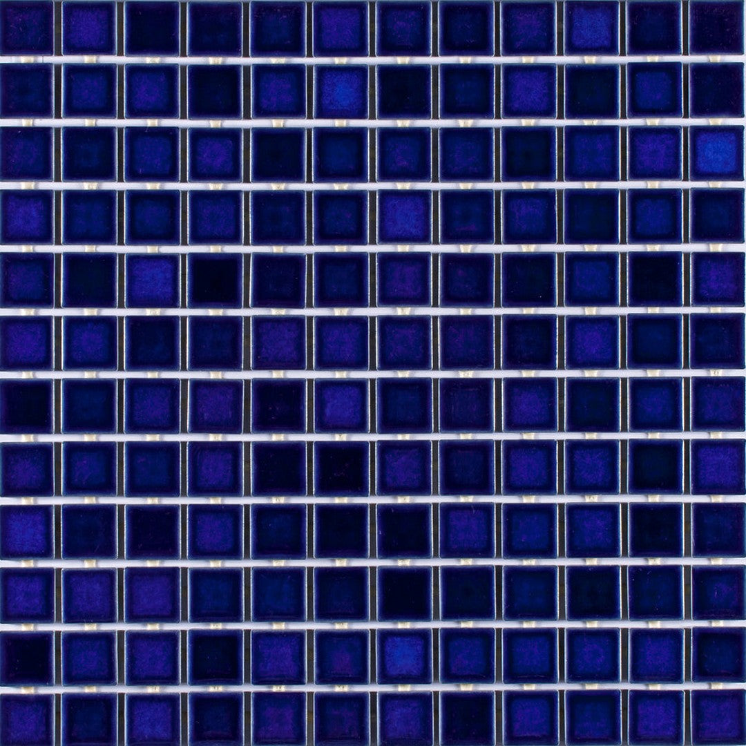 Emser Afloat 13" x 13" Pressed Glossy Porcelain 1" Mosaic