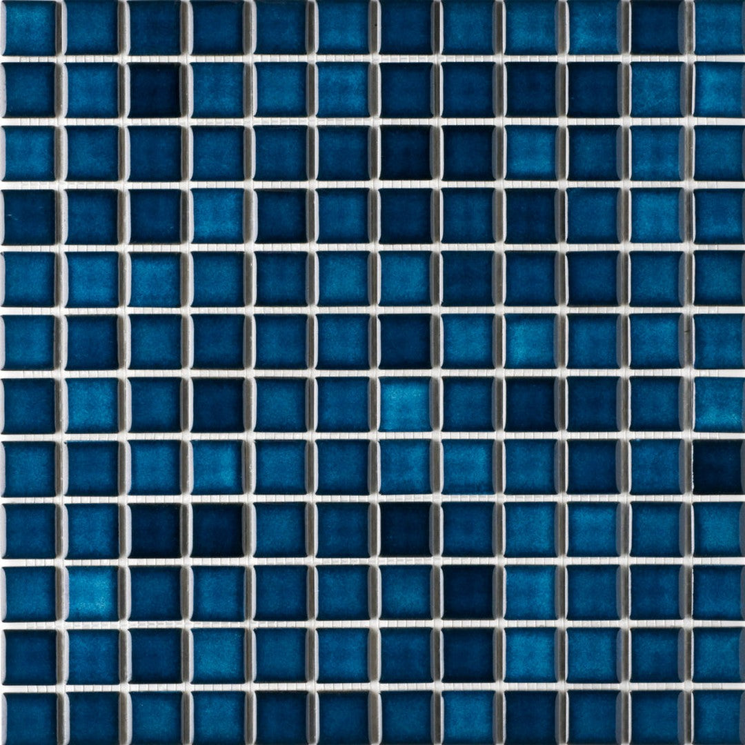 Emser Afloat 13" x 13" Pressed Glossy Porcelain 1" Mosaic