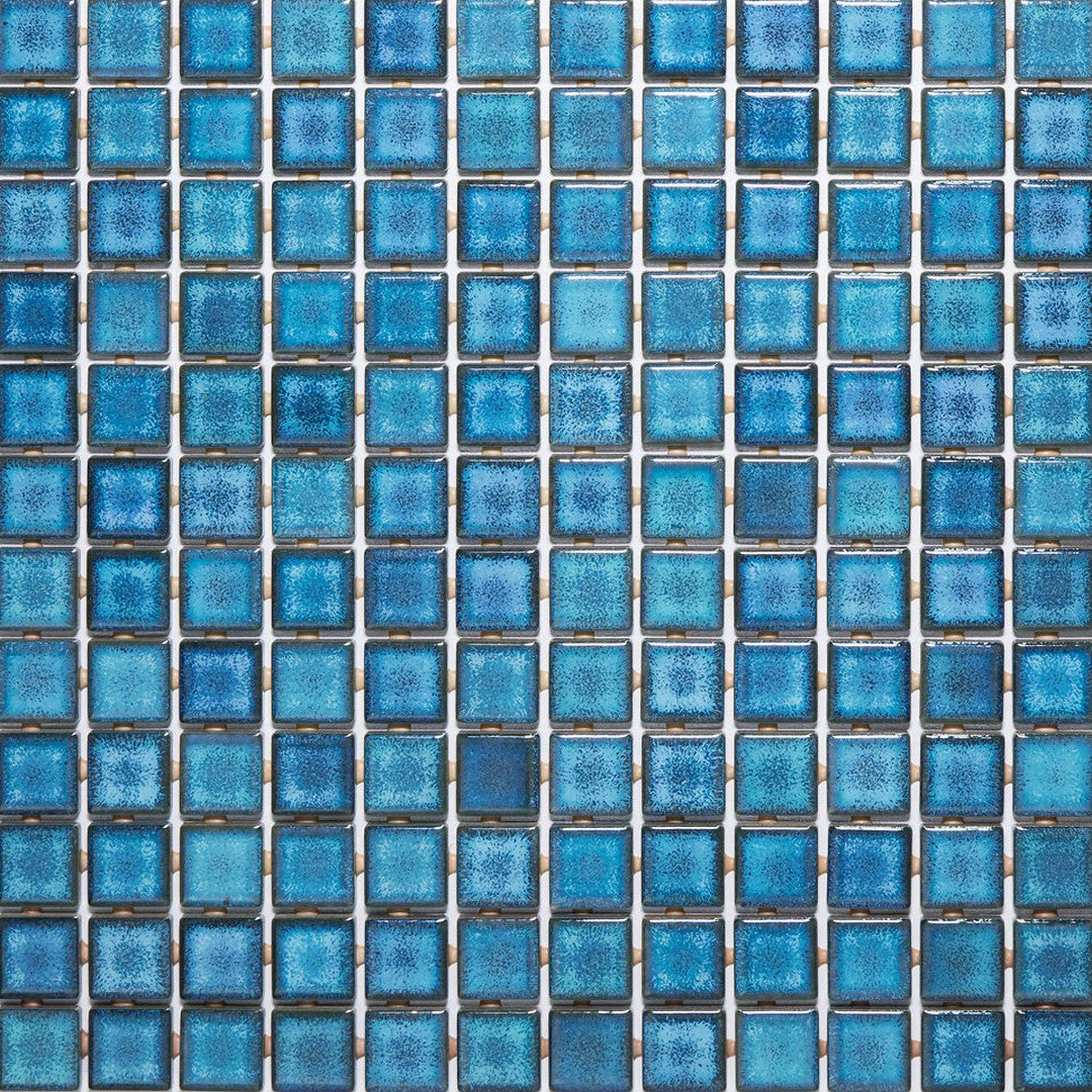 Emser Afloat 13" x 13" Pressed Glossy Porcelain 1" Mosaic