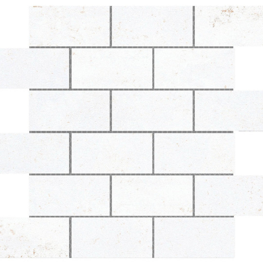 Emser Cogent 12" x 12" Matte Offset Porcelain Mosaic