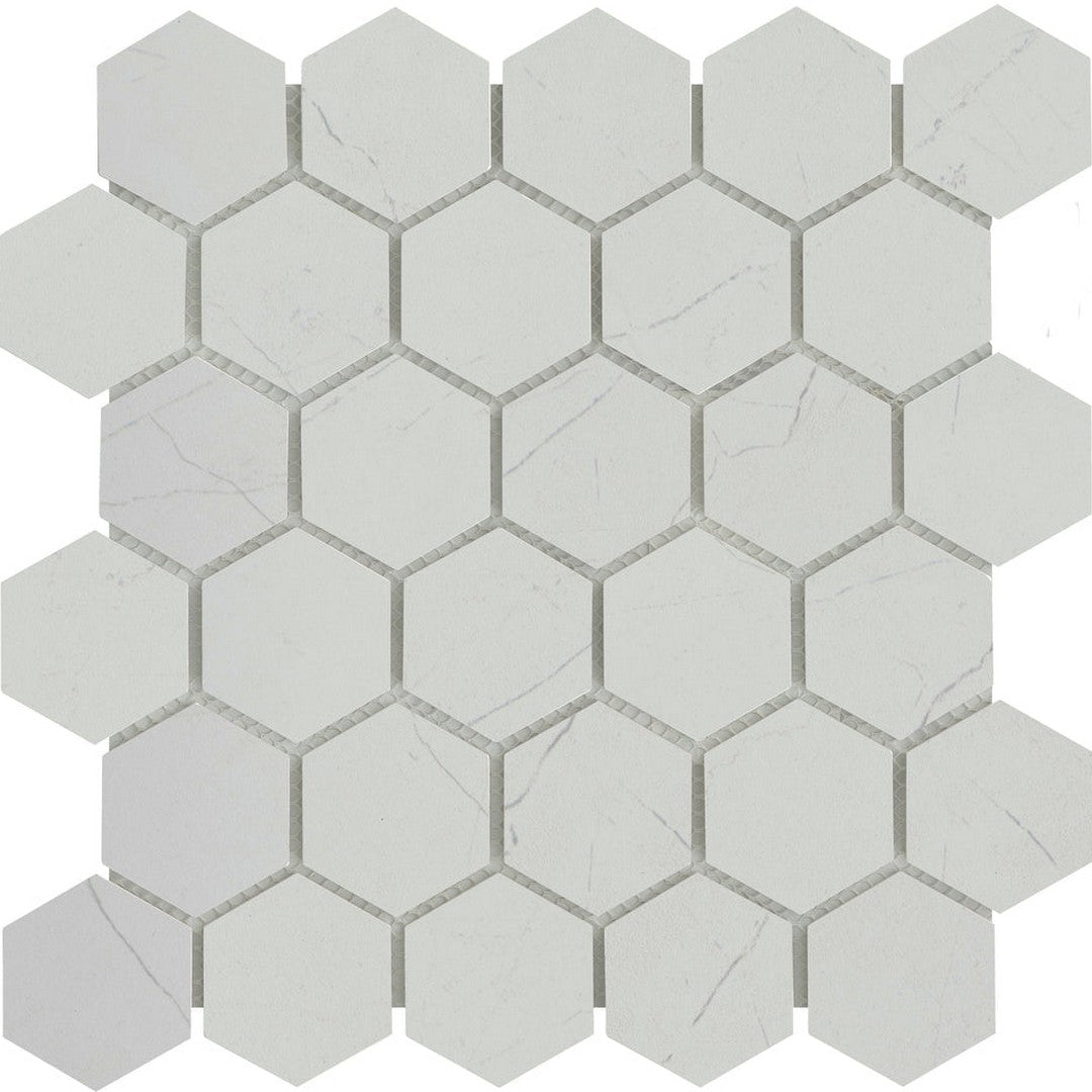 Emser Solara 10" x 11" Matte 2" Hexagon Porcelain Mosaic