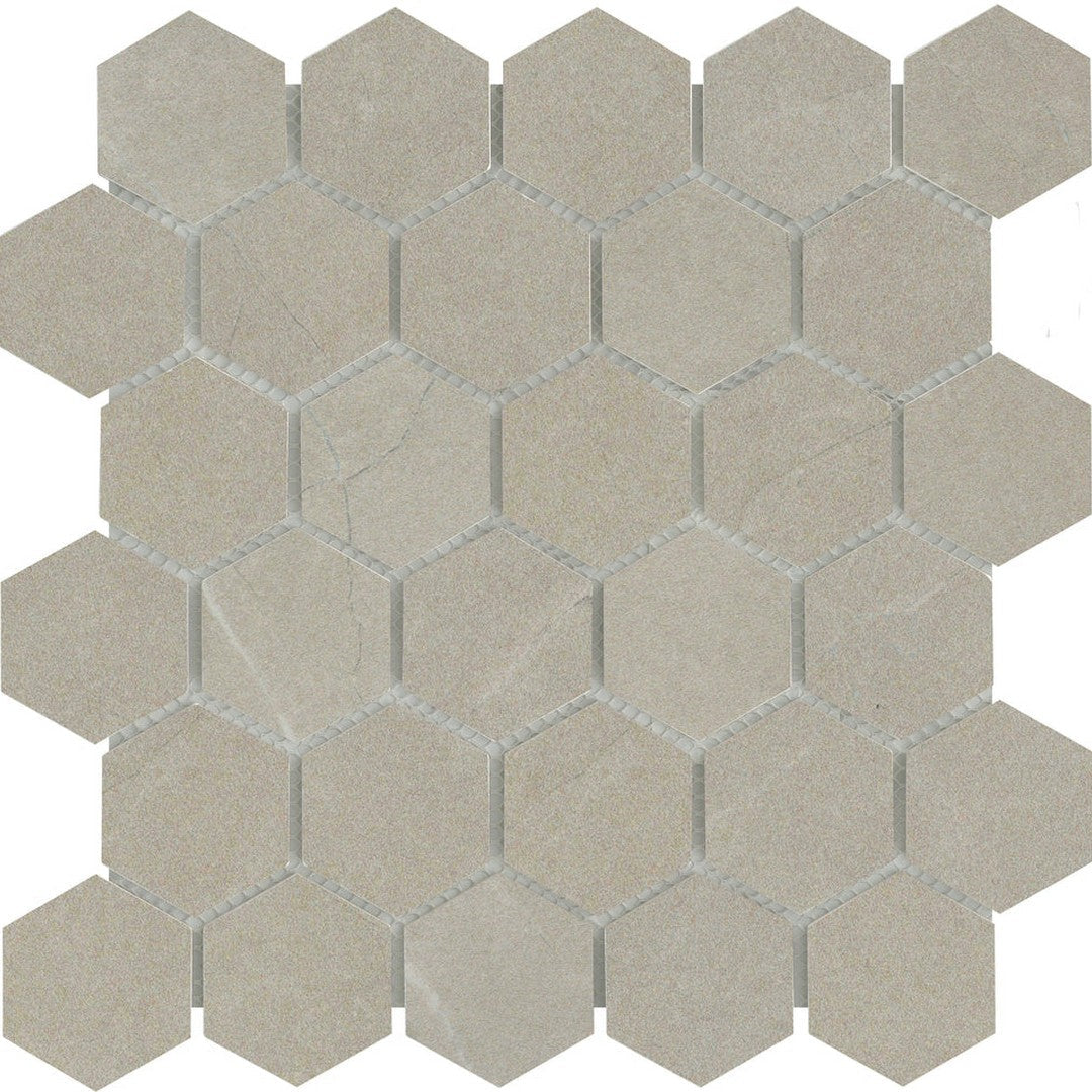 Emser Solara 10" x 11" Matte 2" Hexagon Porcelain Mosaic