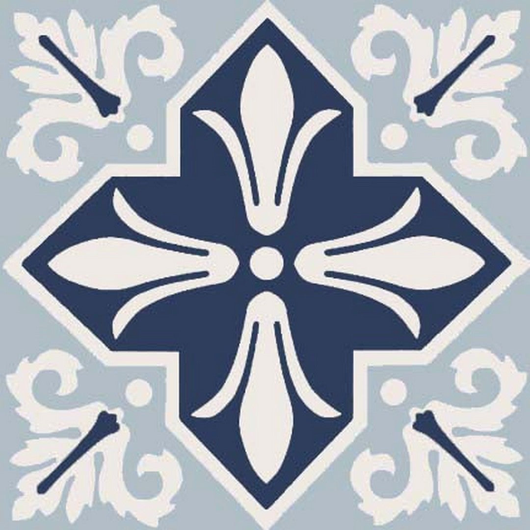 Ottimo Broadway Blue 8" x 8" Matte Porcelain Tile